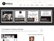 Tablet Screenshot of kmodels.com